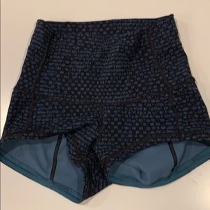 Lululemon high waisted shorts